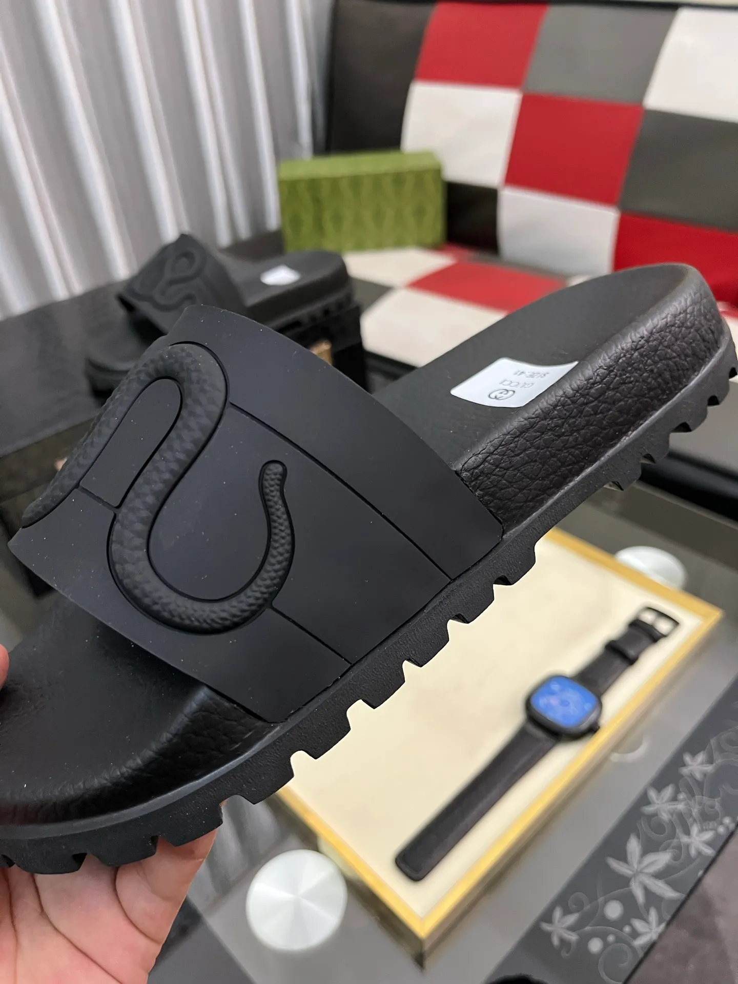 Men's men's shoes💰260⌚️⌚️ＧＵＣＣＩ.Gucci.Official website 1:1 popular slippers hot sale! Original original material 🩴 SIZE: 38-46 (45.46 non-refundable)